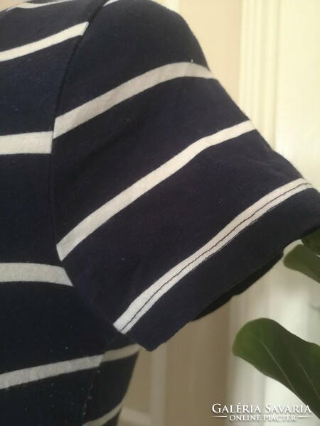 F&f blue and white navy striped t-shirt