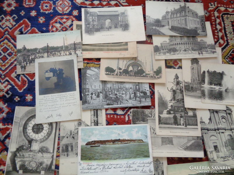 1900 French mainly Paris postcards, 30 postcards