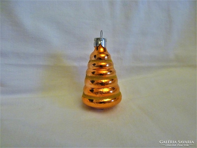 Old glass Christmas tree decoration - pyramid!