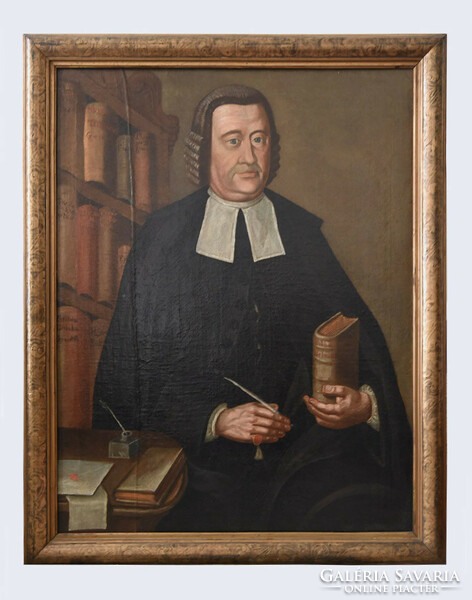 Carolus wolucki: jurist portrait, on the back: pinxit carolus wolucki 1778, xviii. S.