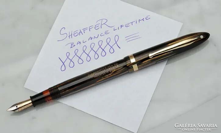 1938-As sheaffer balance fountain pen with 14k gold nib in perfect condition + 1 year warranty