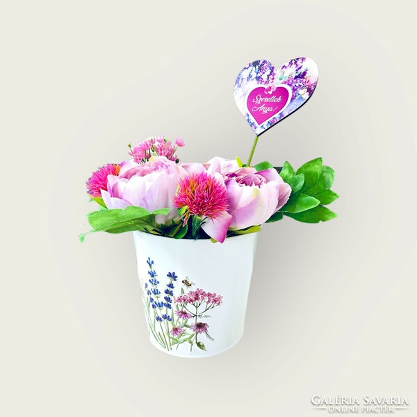 Mama flower basket - table decoration