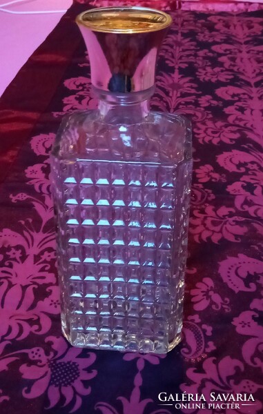 24 Cm glass crystal? Bottle xx