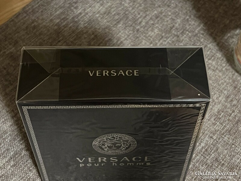 Versace pour homme 100ml original men's perfume with shampoo (travel set) - new!