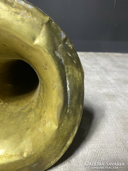 Tuba, damaged, incomplete condition