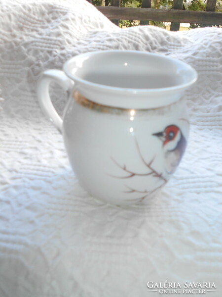 Belly mug with bird pattern 2 dl-