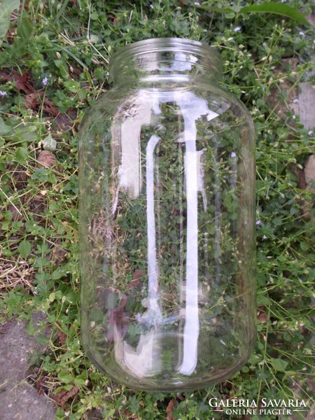 Old glass for canning, canning jar (5 liters)