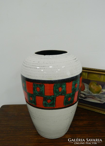 Large retro marked West German ceramic vase