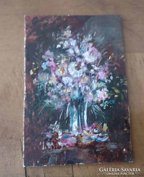Sügér Zsuzsa virág csendélet festmény