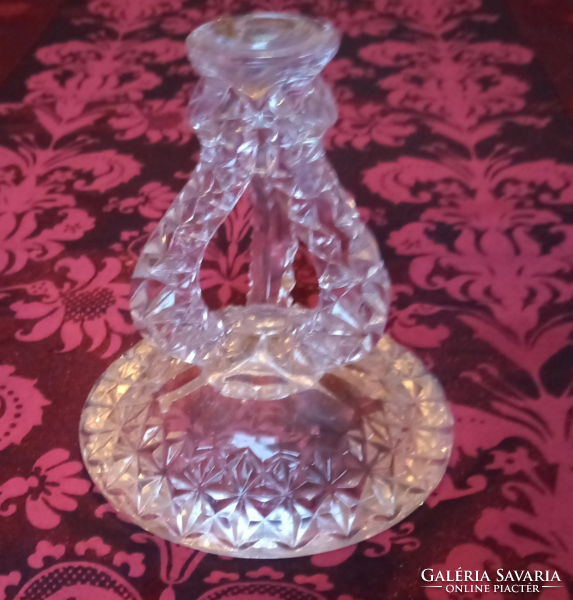 Glass candle holder! ? 12 cm high xx