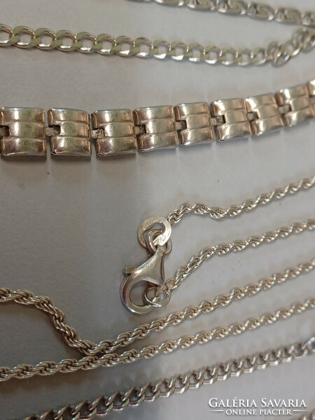 Silver chains and bracelets 15 pieces!