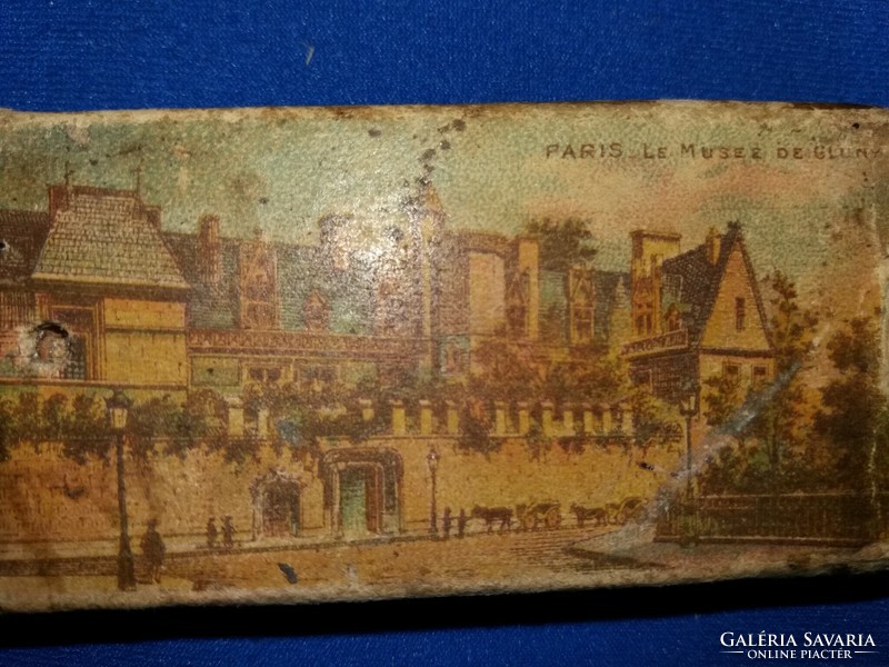 Antique 19th century - Paris - paper box match according to world rare collector's photos
