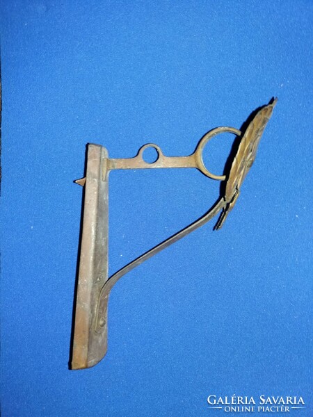 Antique copper curtain holder / clothes hanger, condition as shown in the pictures