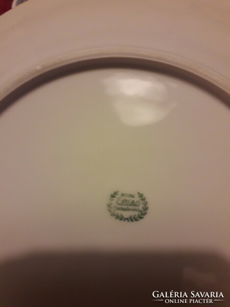 Epiag Royal porcelán szegélyezett kínáló tál tányér hibátlan 26 cm.