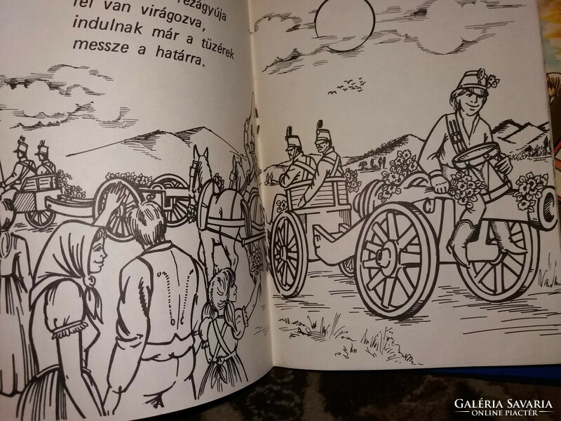 Régi " OLVASS MAGADNAK " képes történelmi könyv füzetek kifestők EGYBEN állapot a képek szerint