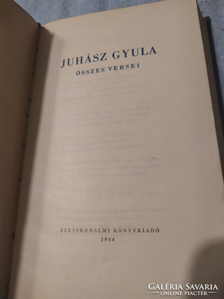Gyula Juhász: all his poems