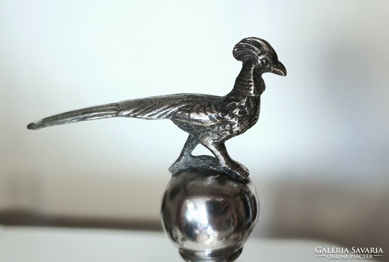Viennese pheasant silver candle holder (575 g).