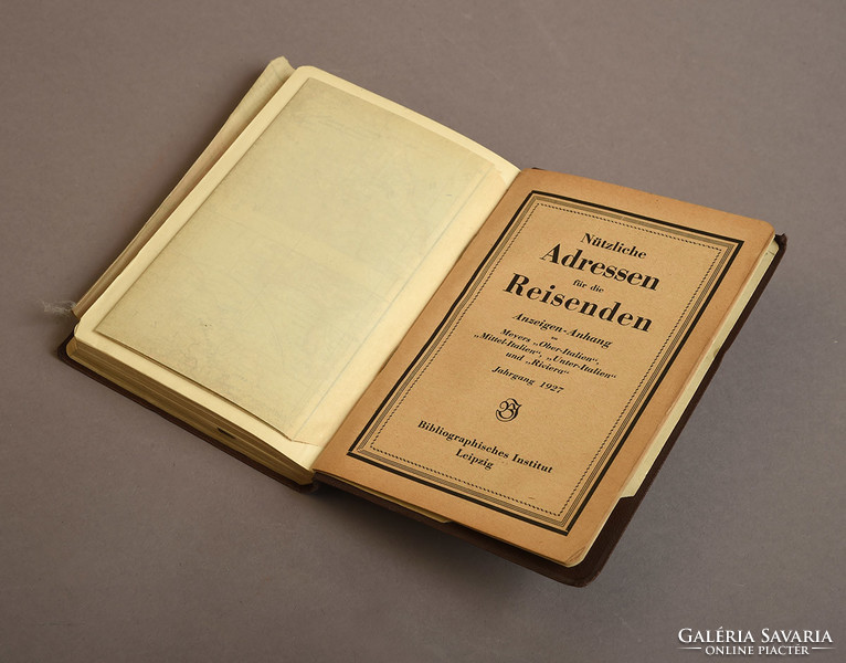 Meyers Reisebücher: Unter Italien, Bibliographisches Institut Leipzig 1927, útikönyv