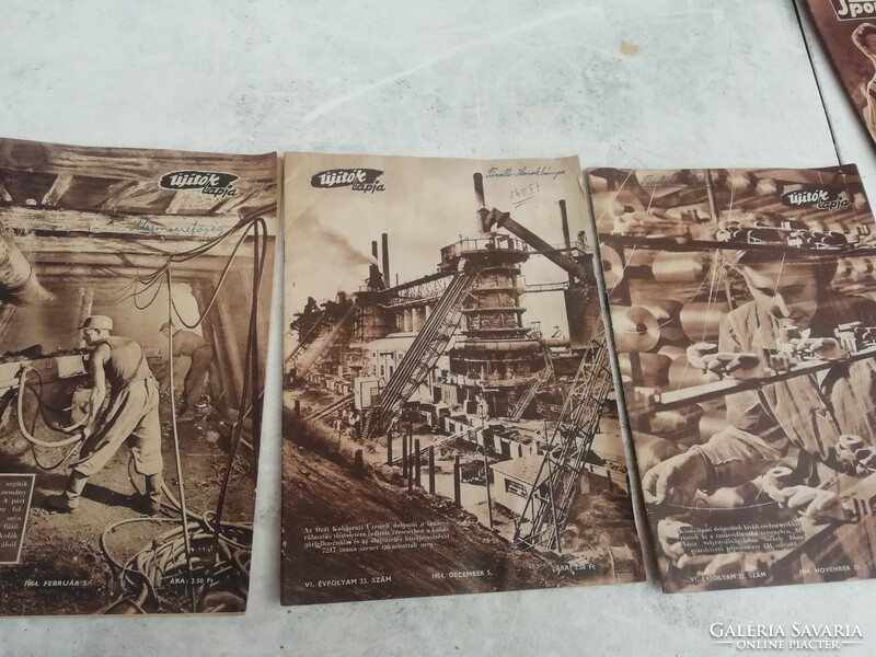Újítók lapja 3 db 50-as évek a képeken látható állapotban