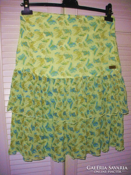 Phard 100% silk yellow skirt