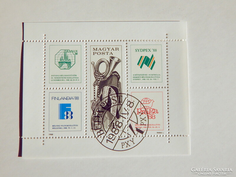1988. Stamp exhibitions (iii.) - Leaflet