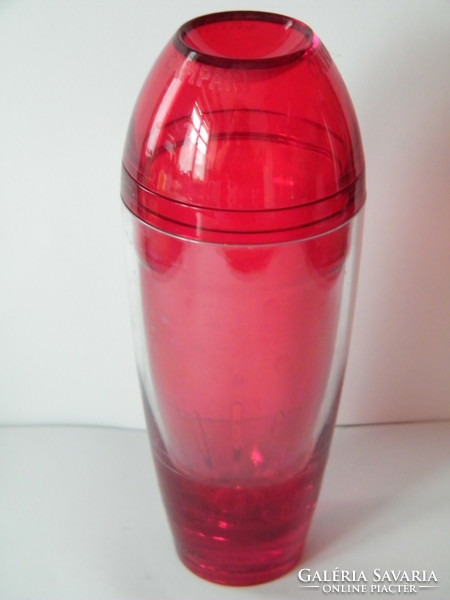 Italian design Guzzini Campari cocktail mixer, shaker