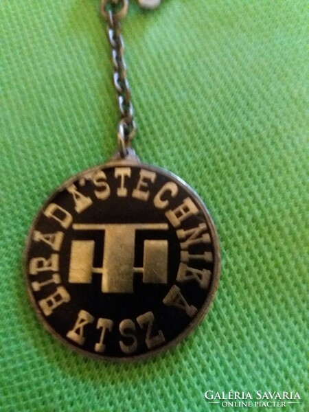 Old metal news technology ktsz advertising pendant key ring as shown in the pictures