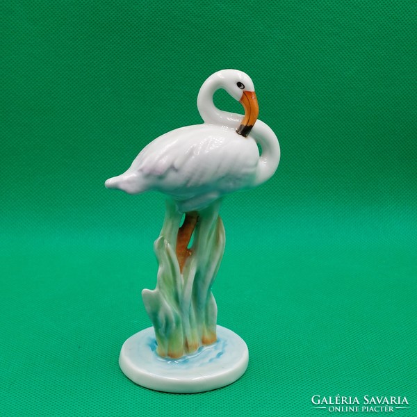 With free shipping - antique drasche flamingo figure from the 1940s