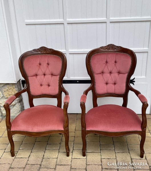 2 pcs. Neobaroque chair with armrests