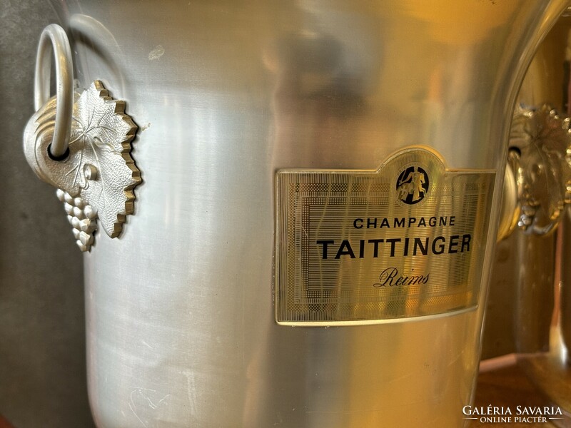 Taittinger Champagne vintage pezsgős jégvedrek 2 db párban - Francia pezsgős bárfelszerelések