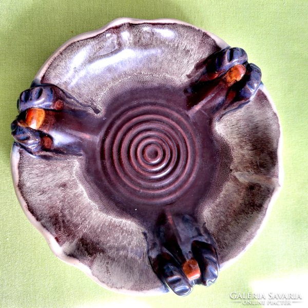 Margarete base ceramic, earthenware bowl, offering, astral center