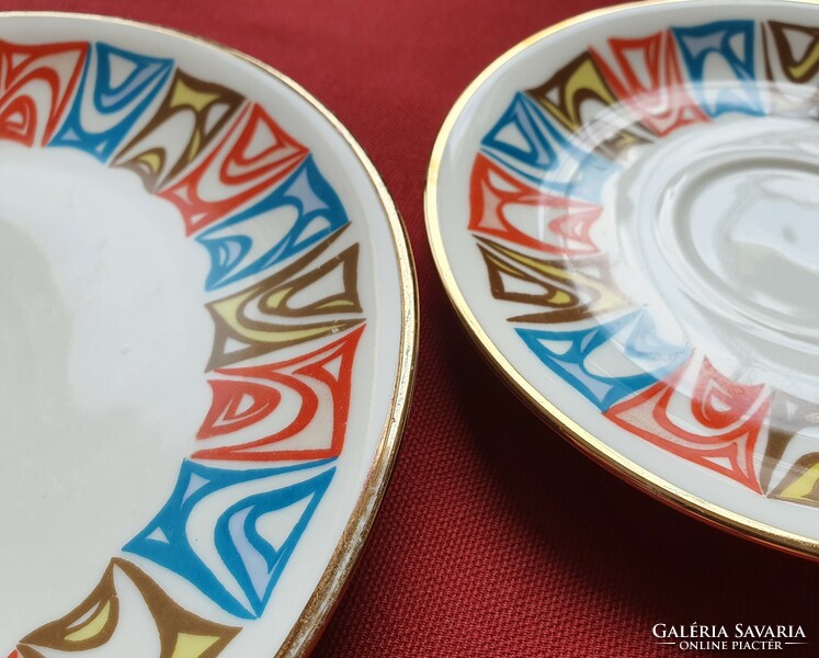 Rheinpfaltz sc hartporzellan German porcelain breakfast plate pair saucer small plate plate incomplete
