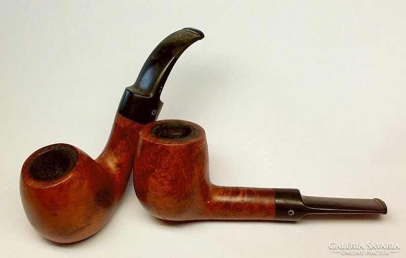 A pair of rare oldenkott tower nicofry wide-mouthed, stylish bruyére root pipe from germany