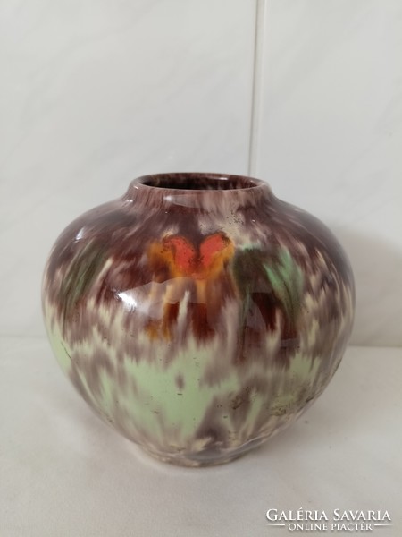 Német kerámia váza, jelzett  13 cm magas   2.000 Ft