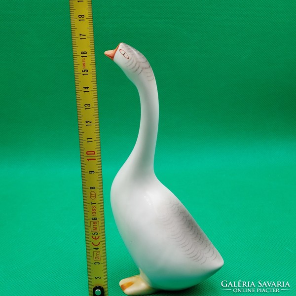 Imre Schrammel Japanese goose figurine from Hólloháza