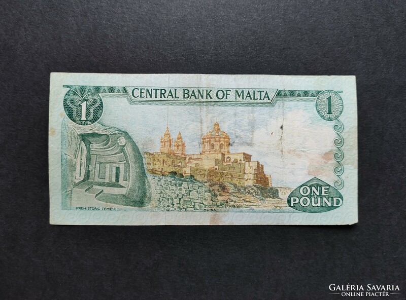 Rare! Malta 1 lira / lira / pound 1973 (1967), f+,