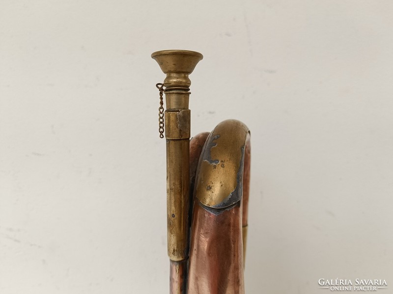 Antik hangszer katonai trombita British Army réz militari 711 8680