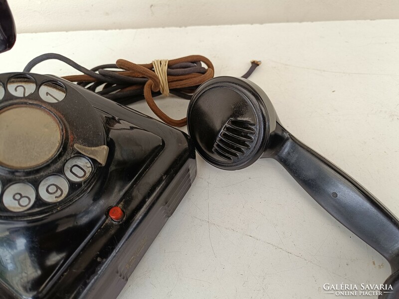 Antik telefon asztali tárcsás telefon 1930-as évek starožitný telefón 866 8764