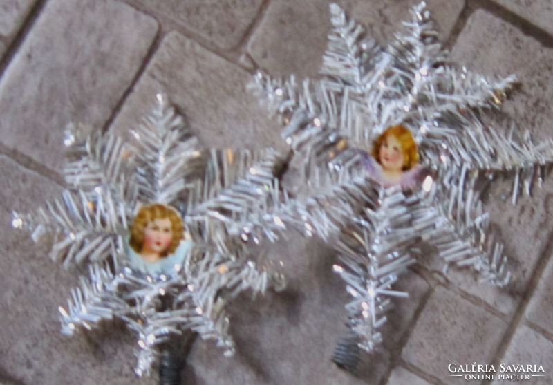 2 Retro Christmas tree decorations