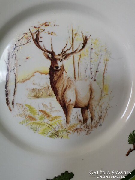 Deer decorative plate wall plate hand painted