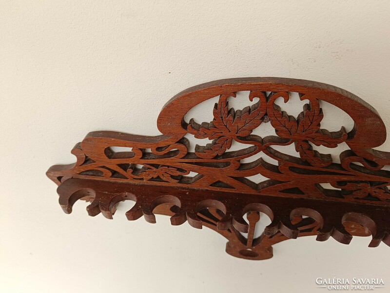 Antique carved wooden pipe holder wall pipe gallery fine art 863 8750