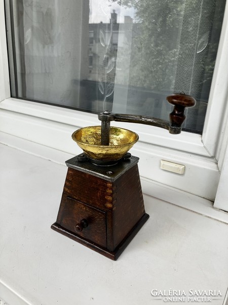 Coffee grinder 19th century - Restored