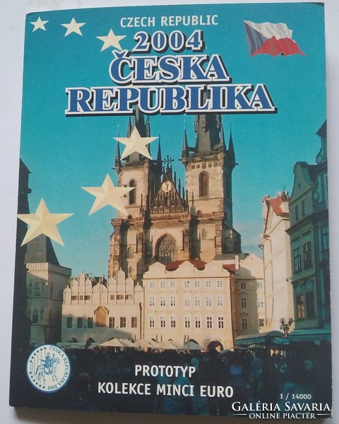2004 Czech Republic-euro circulation line, in decorative case