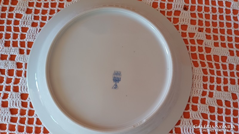 Zsolnay plate and bowl with children's pattern