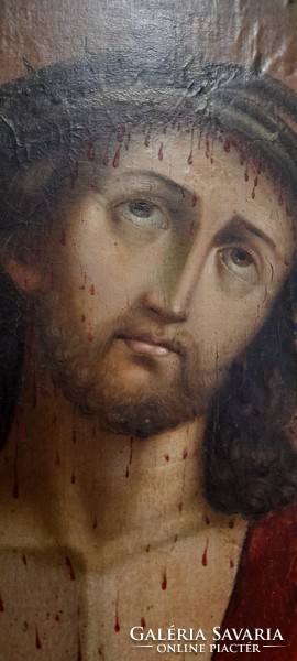 Antique painting depicting Jesus