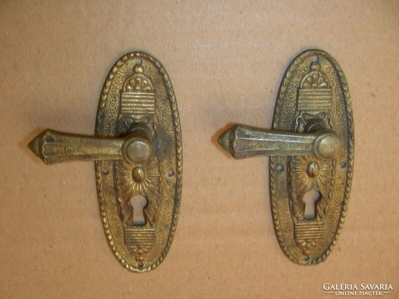 Antique gunmetal copper eclectic lock cover