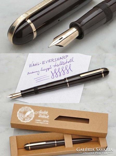 1942 wahl eversharp skyline fountain pen in perfect condition with 14k gold nib. 1 year warranty!