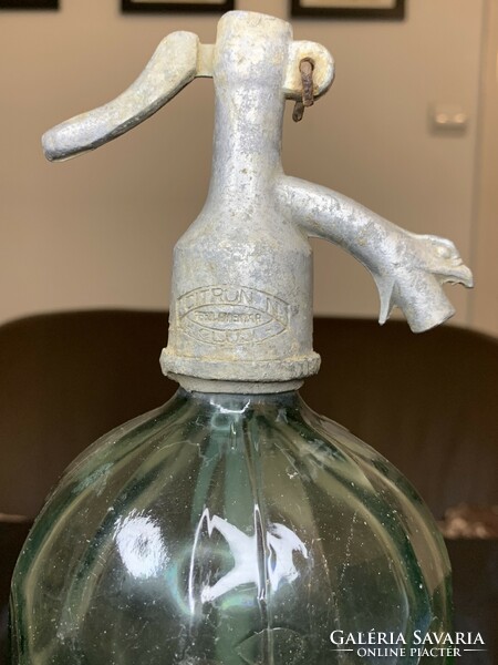 Old green soda bottle oradea! Rooster head