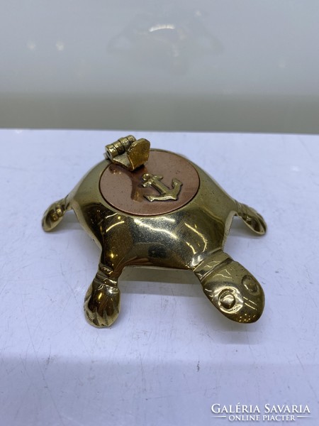 Tortoise copper pocket ashtray