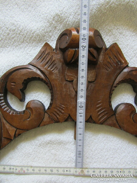 Carved furniture roof decoration (clock crown?)